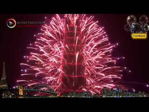 23 Happy new year everywhere 2015 .New year's Eve Fireworks [NEWHD] PART 2