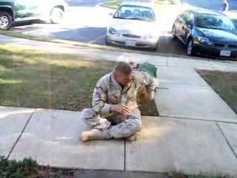 Seeing my dog the day I got back from Afghanistan