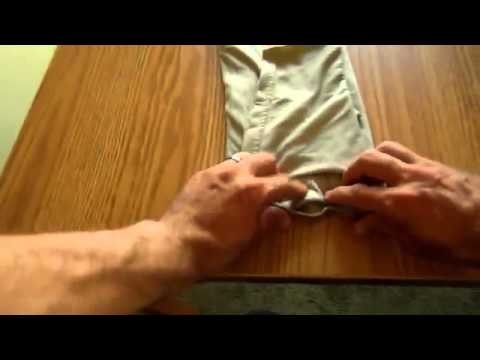 Army Packing Hack How to Army Fold a T-Shirt