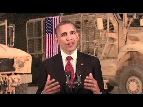 President Barack Obama Afghanistan Speech From Bagram Air Base - Ending the