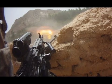FIREFIGHT ON HELMET CAM IN AFGHANISTAN - PART 1 | FUNKER530