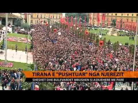 Tirana e \pushtuar\ nga festa - Top Channel Albania - News - Lajme