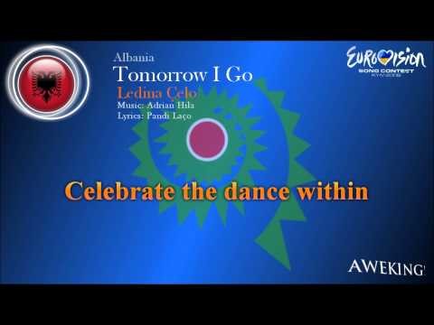 [2005] Ledina Ã‡elo - \Tomorrow I Go\ (Albania) - on screen lyrics