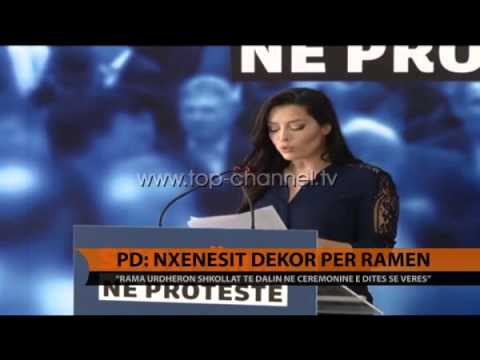 PD: NxÃ«nÃ«sit dekor pÃ«r RamÃ«n. Reagon PS  - Top Channel Albania - News -