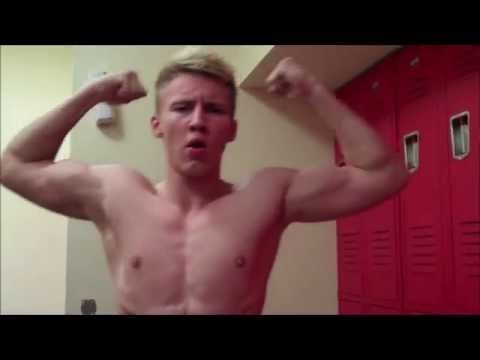 Teen Hulk's Monster Muscle Buddy Blonde Best Flexing and Dominating in Gym