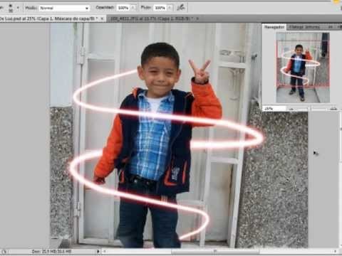 Tutorial Lineas de Energia Adobe Photoshop