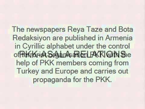 Ermenistan Asala  PKK iliskileri -ARMENIA & PKK Relations