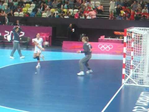 Olympic Handball half-time: Montenegro v Angola