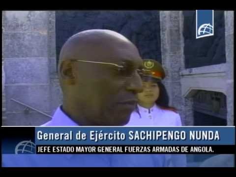 Cuba: Visita oficial de jefe estado mayor de Angola