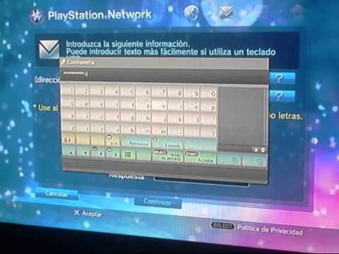 Crear cuenta Playstation Network de EspaÃ±a en Argentina