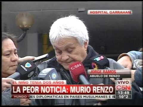 C5N- SOCIEDAD: MURIO RENZO-LAS PALABRAS DE SUS ABUELOS