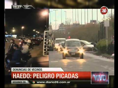 Canal 26 -Haedo: reclaman presencia policial ante las picadas
