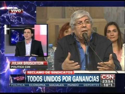 C5N - POLITICA: TODOS LOS SINDICATOS UNIDOS POR GANANCIAS