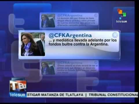 EE.UU.: el juez Thomas Griesa declarÃ³ en \desacato\ a Argentina