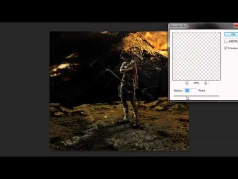Tomb Raider Photo Manipulation Speed Art - By Swifty