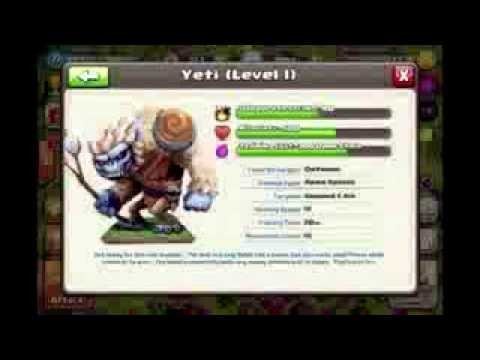 Clash of Clans   The Troop  Yeti