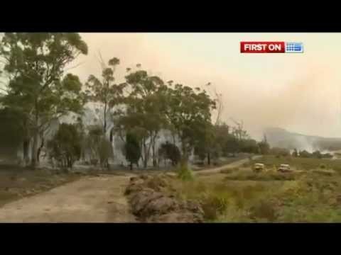 Australia Bushfires Rage Across Tasmania