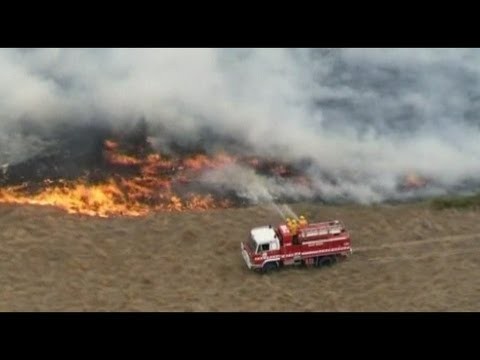Grass Fires Burning Out of Control in Australia