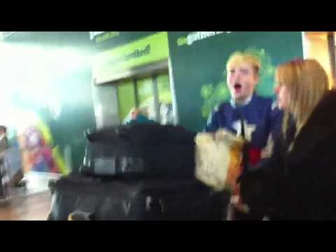 Jedward Arriving home from Australia