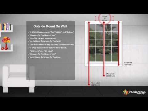Double Pleat Curtains Measurement Guide - InteriorShop.com.au
