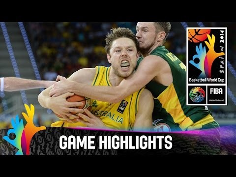 Australia v Lithuania - Game Highlights - Group D - 2014 FIBA Basketball Wo