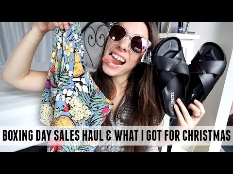 Boxing Day Sales Haul & What I Got For Christmas!