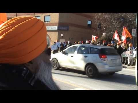 sikh protest in Ottawa  Canada