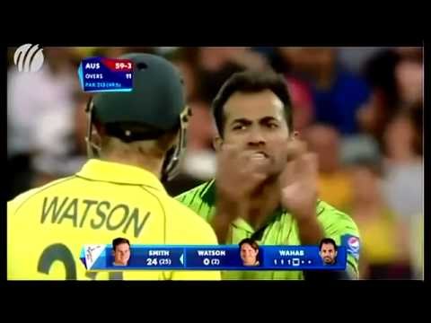 Amazing Bowling by Wahab Riaz Pakistan vs Australia Quarter Final World Cup