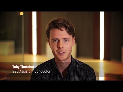 Introducing SSO Assistant Conductor Toby Thatcher