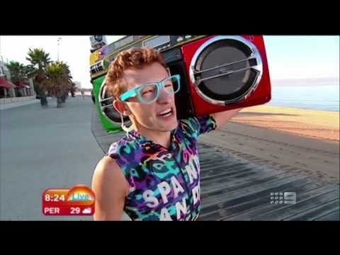 Spandy Andy Thrusts onto Australia's Today Show