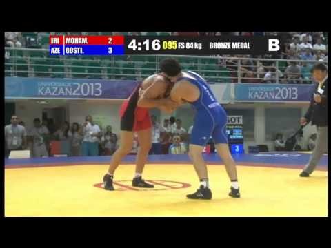 Mohammad Hossein Mohammadian (Iran) vs Alexander Gostiev (Azerbaijan) 84kg 