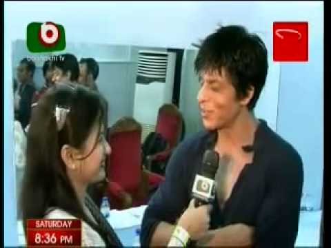 Shahrukh Khan interview Bangladesh backstage December 2013