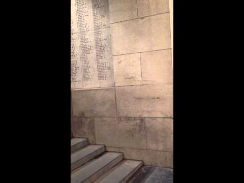 Liam Robertson participating in the Menin Gate Ceremony in Ypres Belgium (2