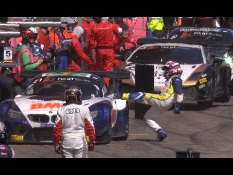 FIA GT - Shut that door!  - Belgium - Qualifying Race Incidents - 2013