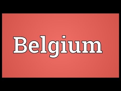 Belgium Meaning