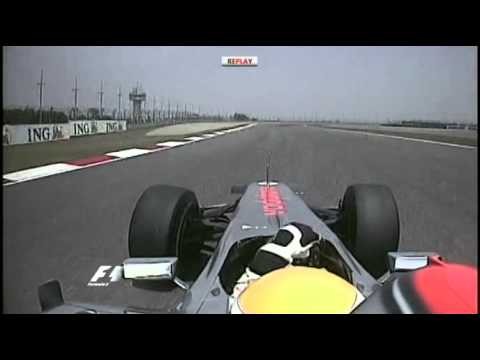 F1 China 2009 FP3 - Lewis Hamilton Great Control!