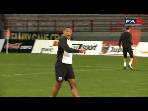 Alex Oxlade-Chamberlain Training Goals | Belgium U21 vs England U21 14/11/1