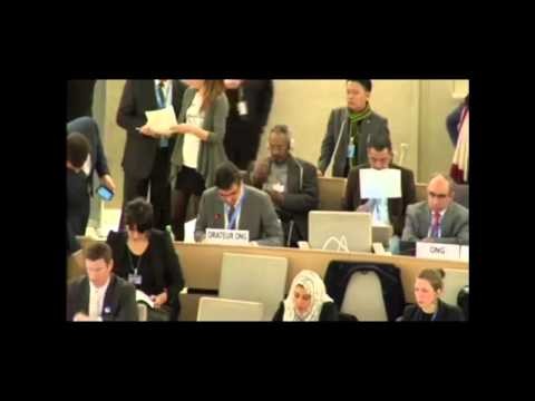 Ali Alaswad UN Human Rights Council 28 - 10-03-15