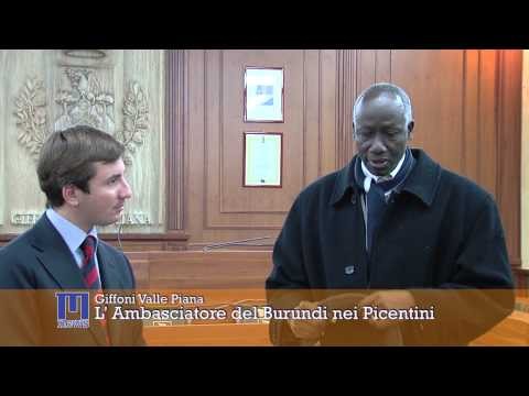 L' ambasciatore del Burundi nei Picentini