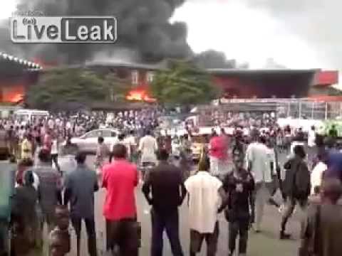 Burundi Market Ablaze