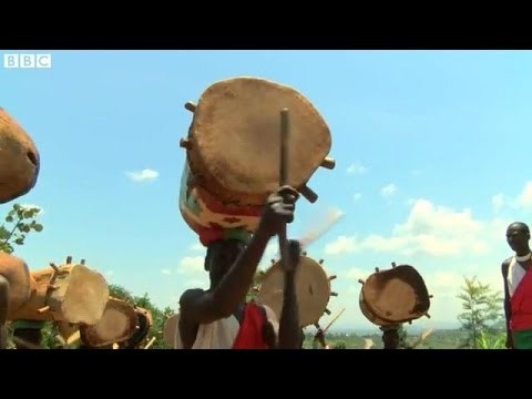 When should Burundi's traditional drums be played?