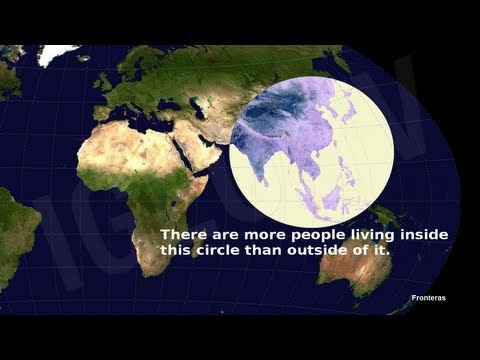 El circulo mÃ¡s poblado del planeta / Where is 60% of the world population?