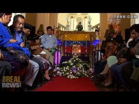 Bolivianos Lamentan la Muerte de ChÃ¡vez