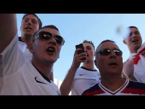 England fans - 'You'll Never Take the Falklands'