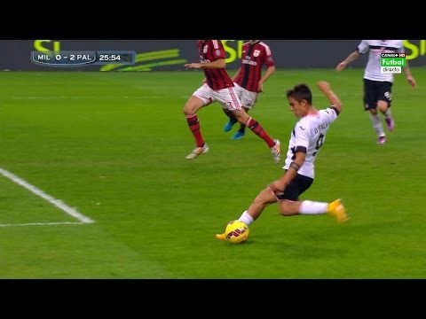 Paulo Dybala Goal ~ AC Milan vs Palermo 0-2 ~ 02/11/2014 [Serie A]