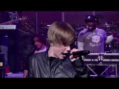 Justin Bieber sings Baby (David Letterman Live)