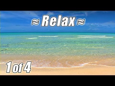 RELAXING VIDEO #1 OCEAN SOUNDS Best Bahamas Beaches Ocean Sound Waves Beach