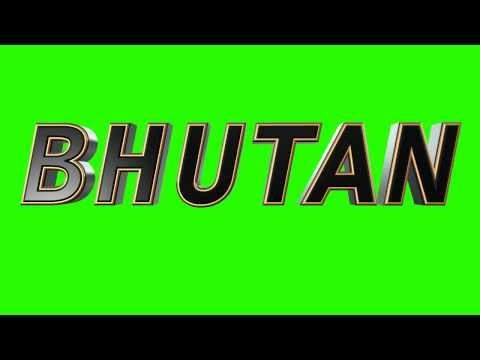 bhutan in green screen free stock footage