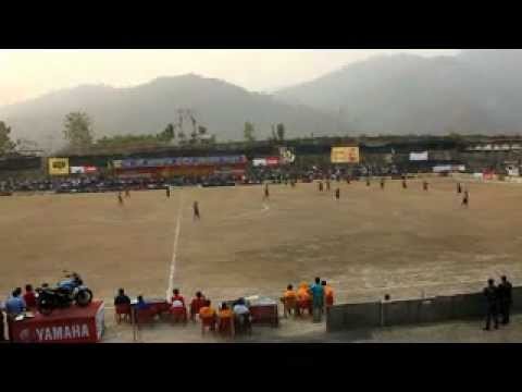 Nepal Police Club Vs Bhutan CFC on 14th Budha Subba Gold Cup 2012 Part 2