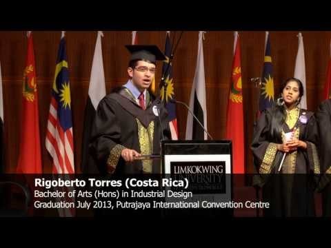 Rigoberto Torres (Costa Rica) Graduation Speech July 2013